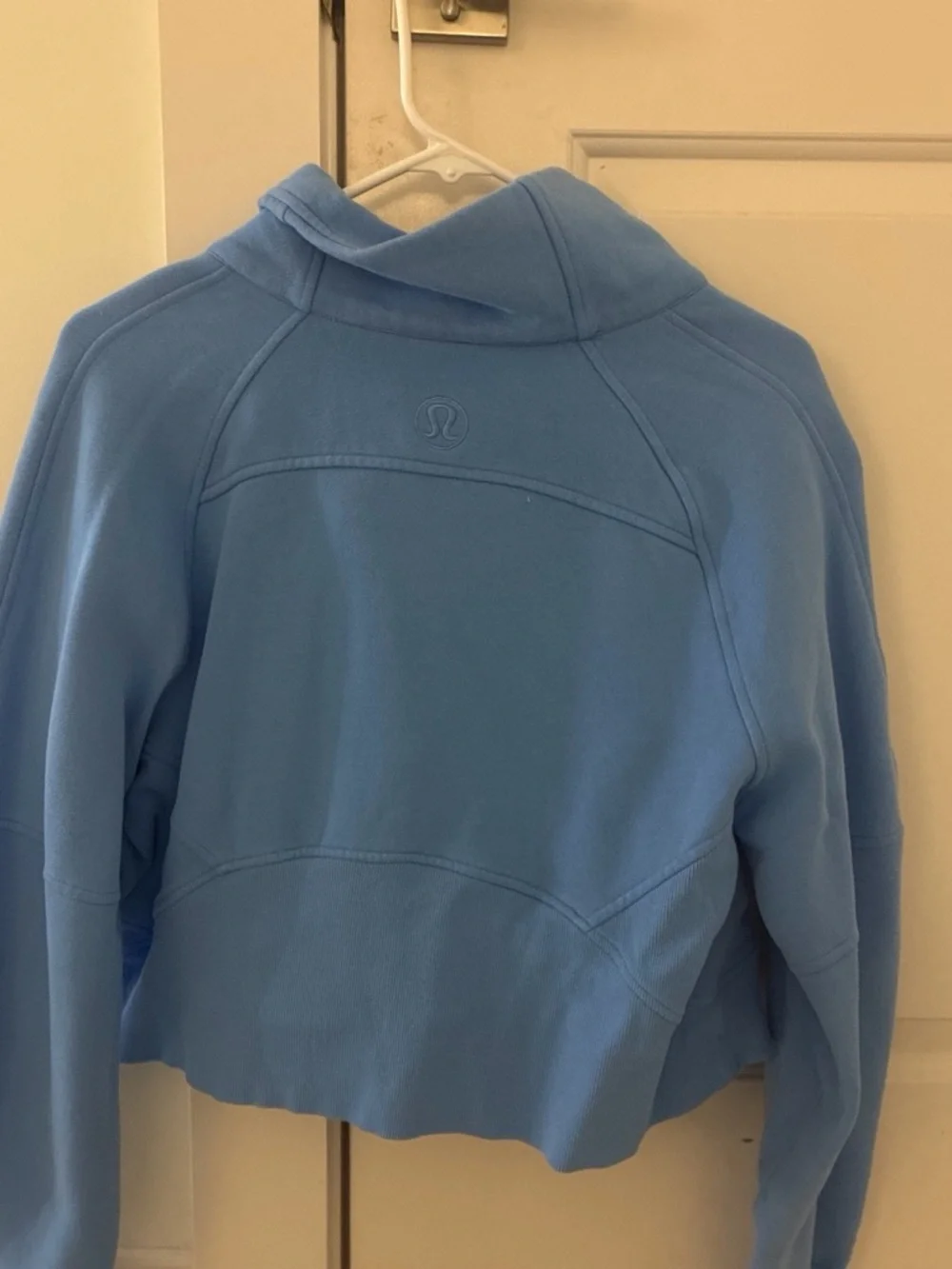 lululemon athletica Sky Blue Quarter-Zip Hoodie